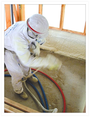 アクアフォーム施工の様子2