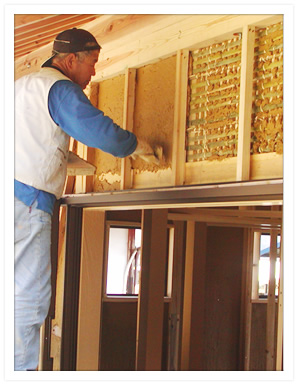 土壁施工の様子2